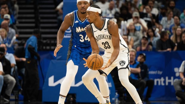 Brooklyn Nets center Nic Claxton